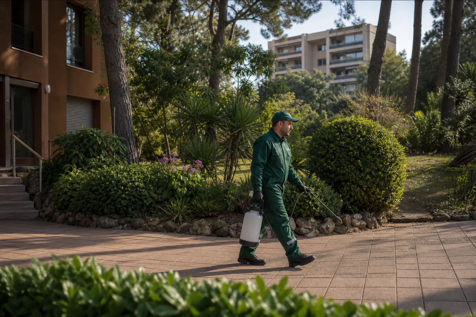 Empresa de control de plagas trabajando en Sant Boi de Llobregat